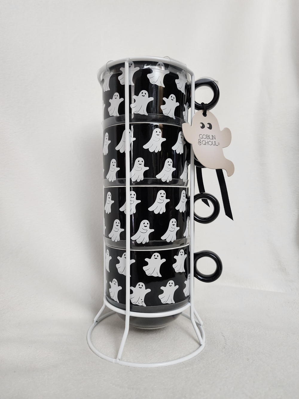 Black Ghost Stackable Treat Containers